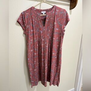 J Jill size M paisley knit dress, BRAND NEW with tags, side pockets